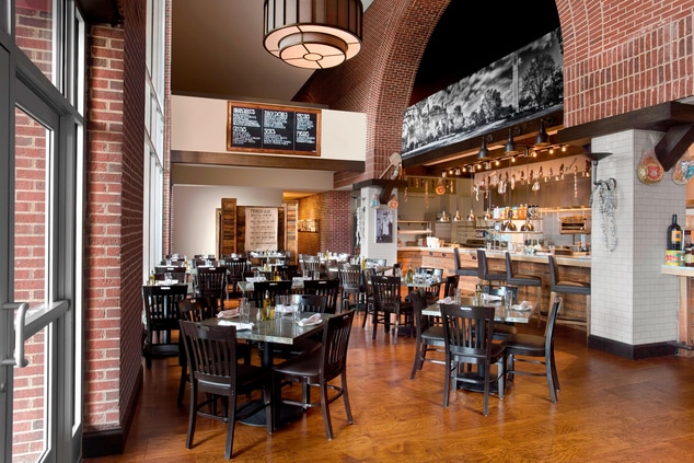 Jimmy V s Osteria & Bar Dining Room and Open Kitchen