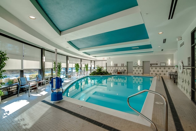 Indoor pool at Richmond hotel
