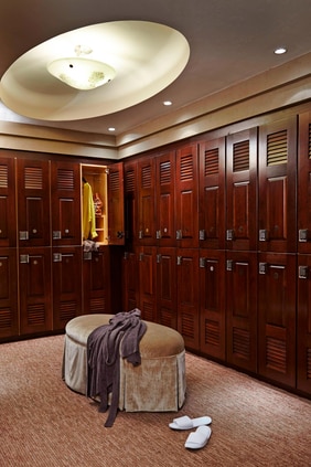 Women's Locker Room at the Spa at the Del Monte