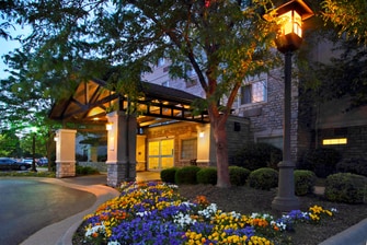 extended stay hotel entrance bentonville