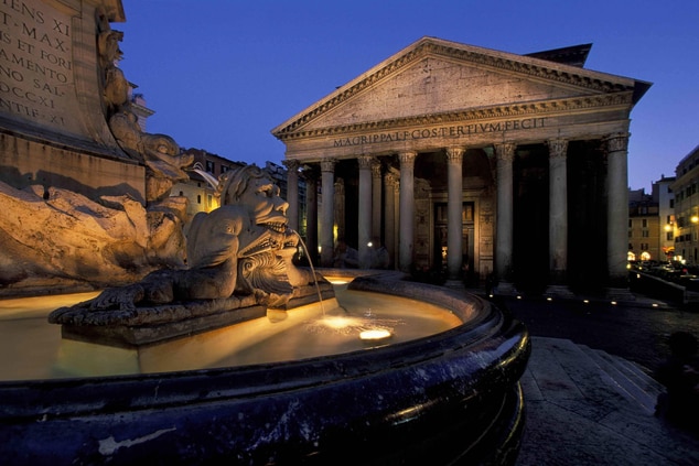 Pantheon in the heart of the Eternal City in Rome, Italy