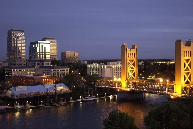 Sacramento Skyline at Night