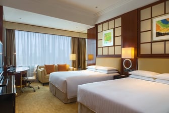 Hotelzimmer im Stadtzentrum von Schanghai