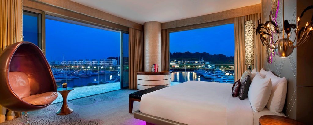 Singapore Unique Hotel Room | W Singapore - Sentosa Cove