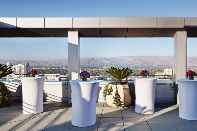 Concierge Rooftop Terrace – Reception Setup