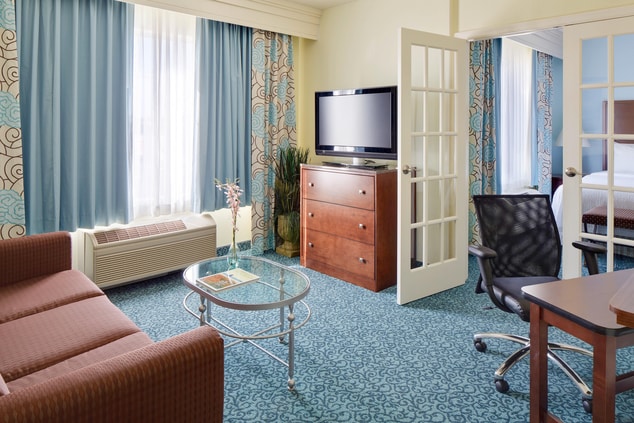 Sarasota hotel suite living area