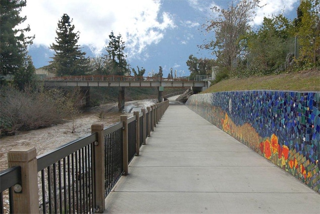 Courtyard Santa Rosa River Walkway