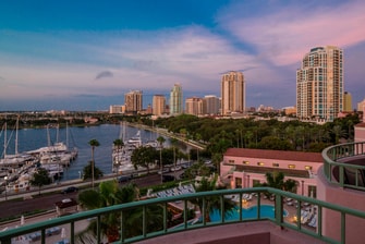 Tampa Bay Skyline View