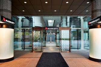 東京マリオット・ホテルの入口