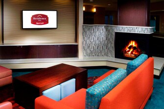 Hotel Lobby Fireplace
