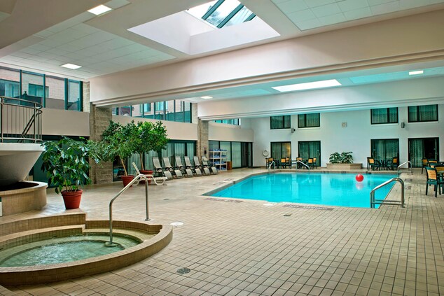 Indoor pool in Halifax hotel