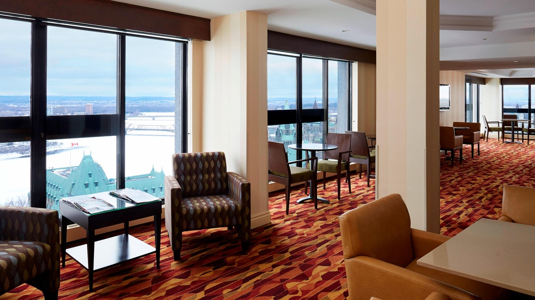 Hotel no centro de Ottawa - Concierge Lounge