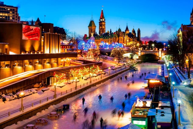 Rideau Canal in the Wintertime