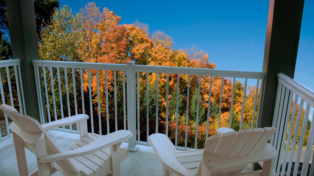 Balcony Fall Foliage View