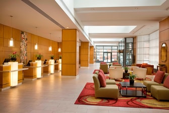 Hall de l'hôtel dans le centre-ville de Toronto